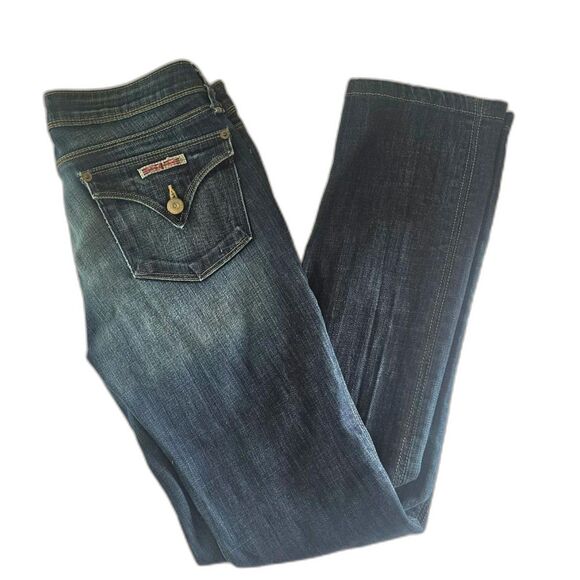 Hudson Women’s Straight Leg Jeans Size 26 | Premium Indigo Denim Like New - Picture 1 of 4